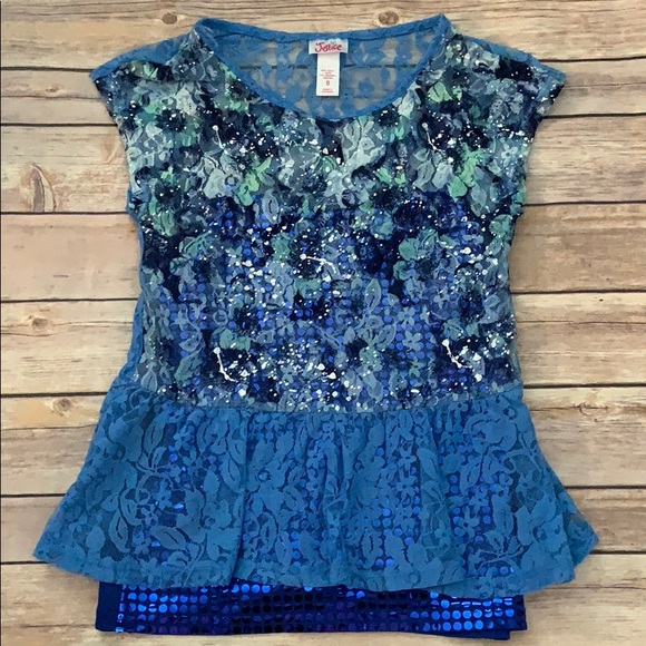 Justice Other - Justice Floral Lace Top
